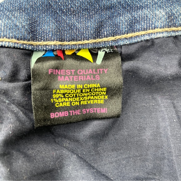 AKDMKS Akademiks Women’s Patch Distressed Jeans - Picture 8 of 14